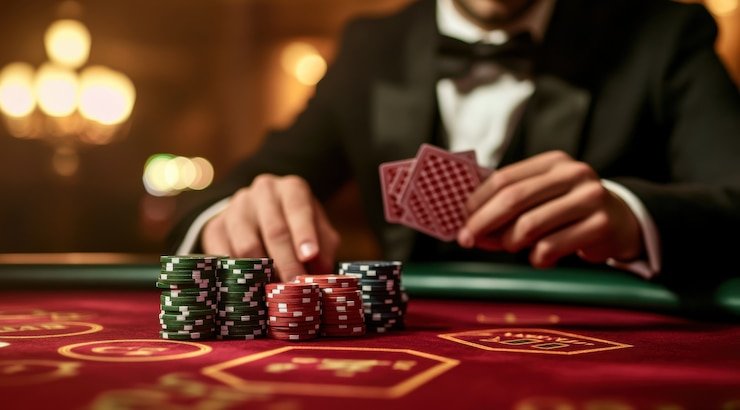 Tim dukungan teknis bosplay77 sedang bekerja dengan perangkat modern dan aman